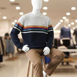 Outerknown Multicolor Striped Sweater